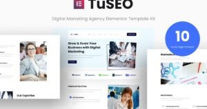 TuSEO - Digital Marketing Agency Elementor Template Kit - Nulled Download - EmpireGPL