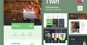 Tvam - Construction Elementor Template Kit - Nulled Download - EmpireGPL