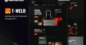 Tweld - Welding Service Elementor Template Kit - Nulled Download - EmpireGPL