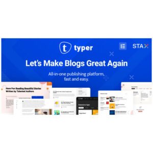 Typer - Amazing Blog and Multi Author Publishing Theme - Nulled Download - EmpireGPL