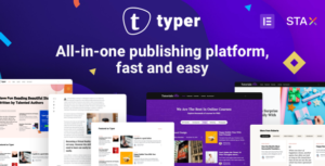 Typer - Multi Author Publishing WordPress Theme - Nulled Download - EmpireGPL
