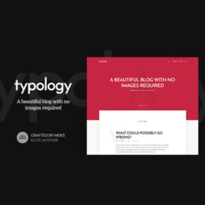 Typology - Minimalist Blog & Text Based Theme for WordPress - Nulled Download - EmpireGPL