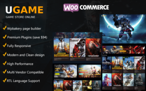 Ugame - Game Store WooCommerce Theme - Nulled Download - EmpireGPL