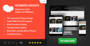 Ultimate Layouts - Responsive Grid & Youtube Video Gallery - Addon For WPBakery Page Builder - Nulled Download - EmpireGPL
