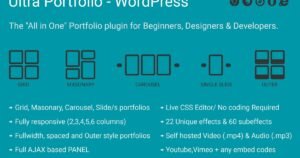 Ultra Portfolio - WordPress - Nulled Download - EmpireGPL