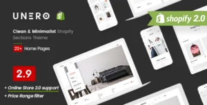 Unero - Clean & Minimal Shopify Sections Theme - Nulled Download - Empiregpl