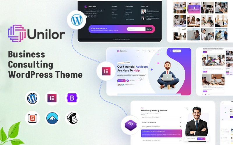 Unilor – Business Consulting & IT Agency WordPress Theme – Nulled Download – EmpireGPL