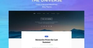 Universe - Clean & Minimal WordPress Blog Theme - Nulled Download - EmpireGPL