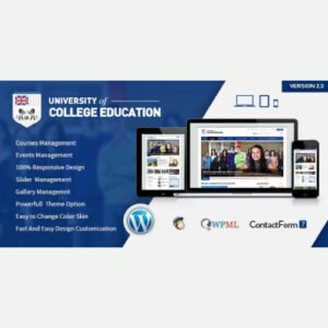 University - Education Responsive WordPress Theme - Nulled Download - EmpireGPL