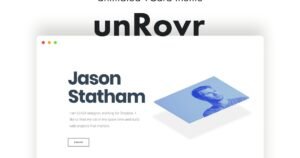 unRovr - Animated vCard & Resume WordPress Theme - Nulled Download - EmpireGPL