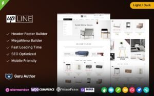 UpLine - Furniture, Home and Interior Shopping Mall Elementor WooCommerce Theme - Nulled Download - EmpireGPL