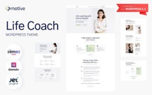 UpMotive - Life Coach WordPress Elementor Theme WordPress Theme - Nulled Download - EmpireGPL