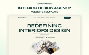 UrbanEura – Best Interior Design Elementor Template Elementor Kit - Nulled Download - EmpireGPL