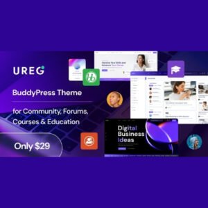 Ureg - BuddyPress & Community WordPress Theme - Nulled Download - EmpireGPL