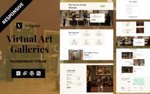 V-Artspace - Museum And Art Gallery Multipurpose Responsive WordPress Elementor Theme WordPress Theme - Nulled Download - EmpireGPL