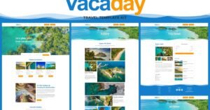 Vacaday - Travel Agency Elementor Template Kit - Nulled Download - EmpireGPL