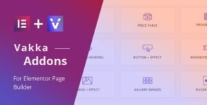 Vakka - Addons for elementor - Nulled Download - EmpireGPL