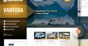 Vantura - Campervan & RV Rental Elementor Template Kit - Nulled Download - EmpireGPL