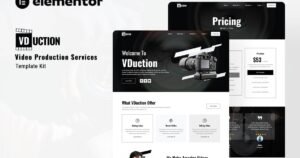 VDuction - Video Production Service Elementor Template Kit - Nulled Download - EmpireGPL