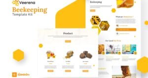 Veerena - Honey Bee Elementor Template Kit - Nulled Download - EmpireGPL