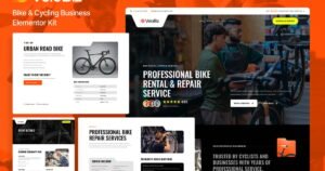 VeloBiz – Bike & Cycling Business Elementor Template Kit - Nulled Download - EmpireGPL
