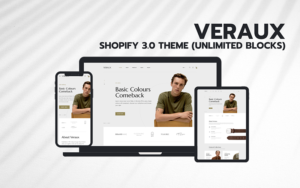 Veraux - Fashion Shopify 3.0 Theme (Unlimited Blocks) Shopify Theme - Nulled Download - EmpireGPL