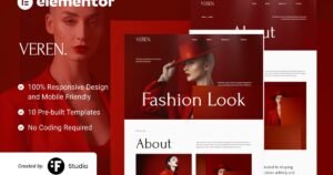 Veren - Model Fashion and Styling Service Elementor Kit - Nulled Download - EmpireGPL