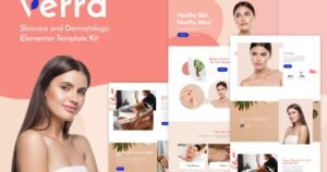 Verra - Skincare & Dermatology Elementor Template Kit - Nulled Download - EmpireGPL