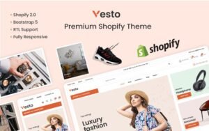 Vesto - The Megashop & Multistore Premium Shopify Theme - Nulled Download - EmpireGPL