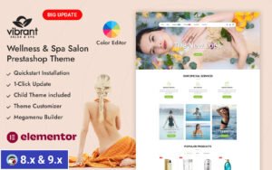 Vibrant - Wellness & Spa Salon Prestashop Responsive Theme PrestaShop Theme - Nulled Download - EmpireGPL