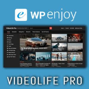 VideoLife Pro - WPEnjoy Theme - Nulled Download - EmpireGPL