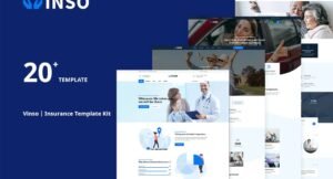 Vinso | Insurance Elementor Template Kit - Nulled Download - EmpireGPL