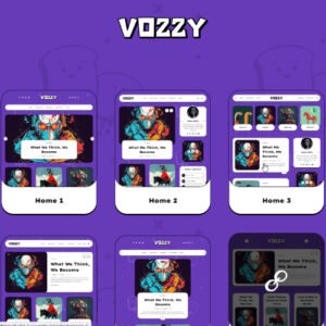 Vozzy - Modern & Neobrutalism WordPress Theme - Nulled Download - EmpireGPL