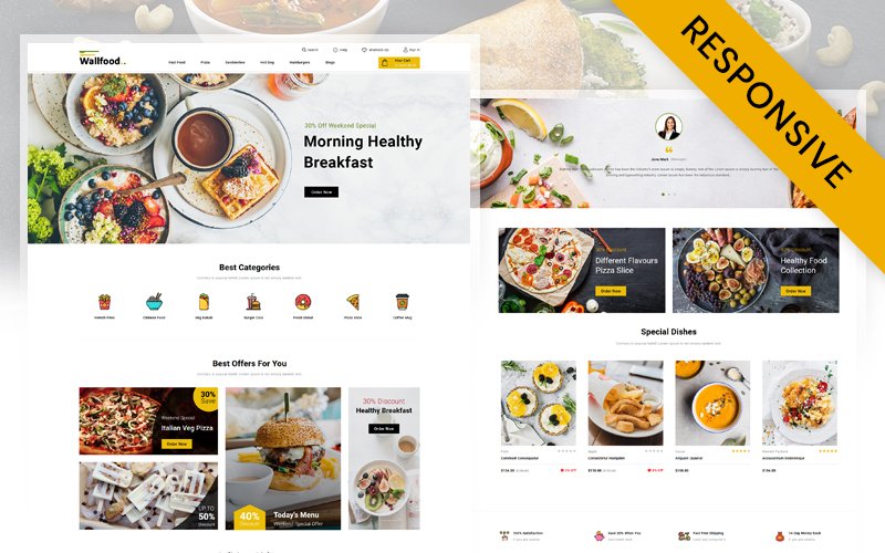 WallFood – Restaurant Store OpenCart Responsive Template OpenCart Template – Nulled Download – EmpireGPL