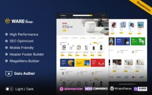Warehouse - Mega Shop Multipurpose Elementor WooCommerce Store WooCommerce Theme - Nulled Download - EmpireGPL