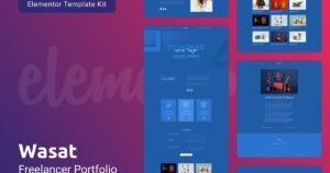 Wasat — Creative Portfolio Elementor Template Kit - Nulled Download - EmpireGPL
