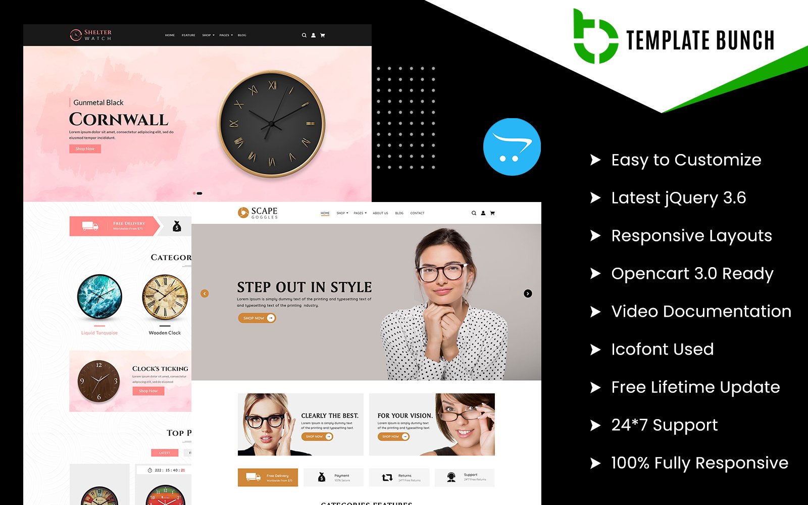 Watch with Goggles – Responsive OpenCart Theme for eCommerce OpenCart Template – Nulled Download – EmpireGPL