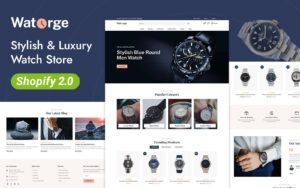 Watorge - Luxury Watch Store Shopify 2.0 Responsive Theme Shopify Theme - Nulled Download - EmpireGPL