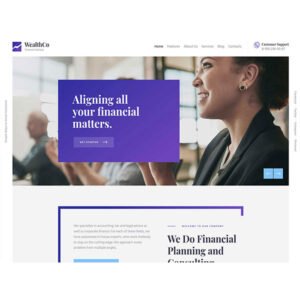 WealthCo - A Fresh Business & Financial Consulting WordPress Theme - Nulled Download - EmpireGPL