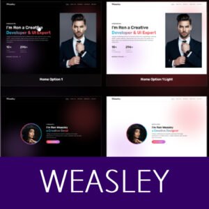 Weasley - Personal Portfolio WordPress Theme - Nulled Download - EmpireGPL