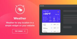 Weather Forecast - WordPress Weather Plugin - Nulled Download - EmpireGPL