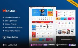 Webmall - Mega Shop Multipurpose Responsive WooCommerce Elementor Theme WooCommerce Theme - Nulled Download - EmpireGPL