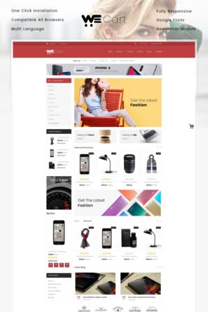 Wecart - Multipurpose Store OpenCart Responsive Template OpenCart Template - Nulled Download - EmpireGPL