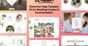 Weddon - Wedding Event Invitation Elementor Template Kit - Nulled Download - EmpireGPL
