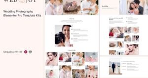 Wedjoy - Wedding Photography Elementor Pro Template Kit - Nulled Download - EmpireGPL