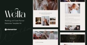 Wella - Wedding & Event Planner Elementor Template Kit - Nulled Download - EmpireGPL