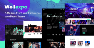 WellExpo - Event & Conference WordPress Theme - Nulled Download - EmpireGPL