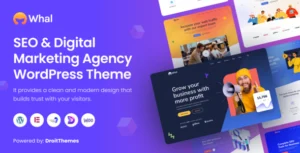 Whal - Digital Marketing & Seo Wordpress Theme - Nulled Download - Empiregpl
