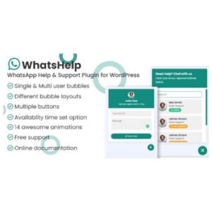WhatsApp Chat Support Pro - WordPress Plugin - Nulled Download - EmpireGPL