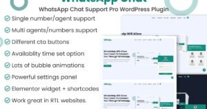 WhatsApp Chat Support Pro WordPress Plugin - Nulled Download - EmpireGPL